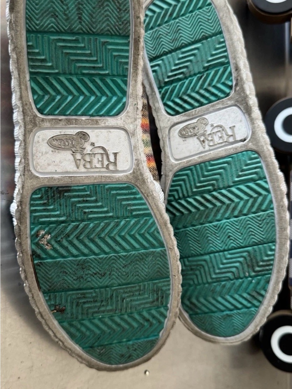 Unbranded Women's Sneakers with Teal Outsoles